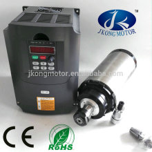 Prix ​​usine CNC 2.2 Kw eau / air moteur de broche de refroidissement